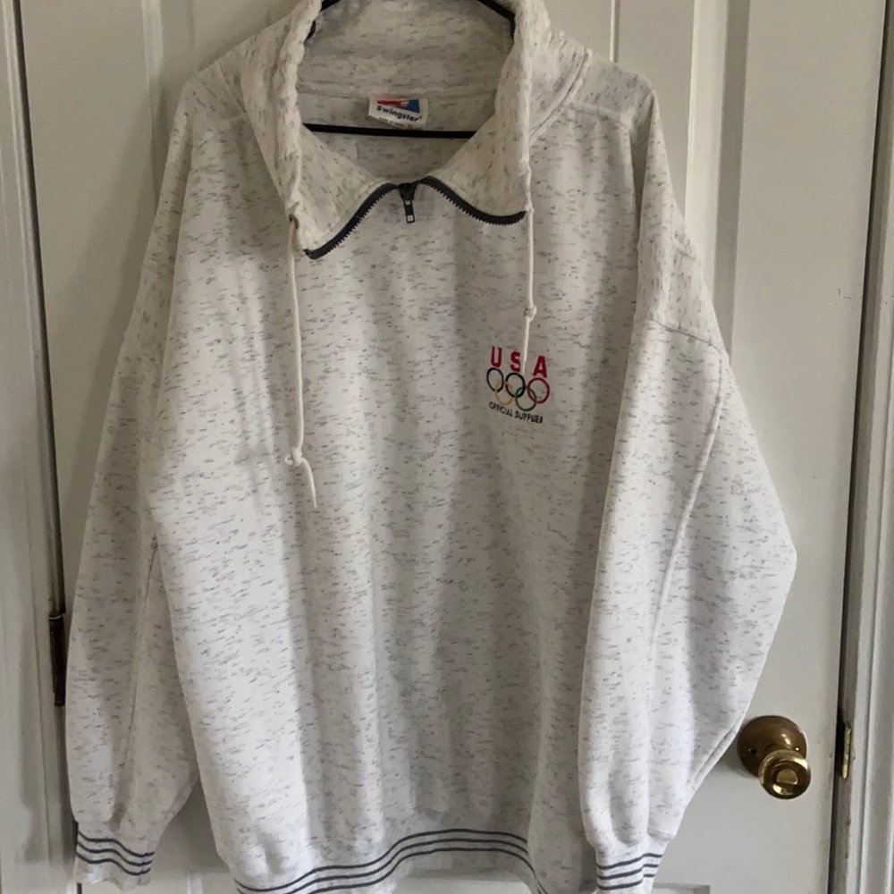 Vintage team USA quarter zip fleece, beautiful condition size XL